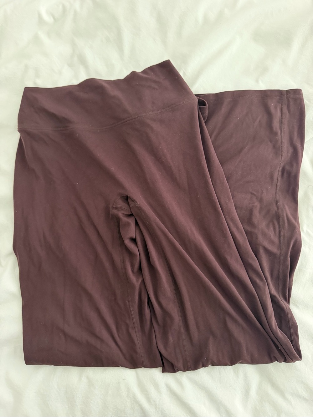 Oner active - straight leg soft motion legging plum color